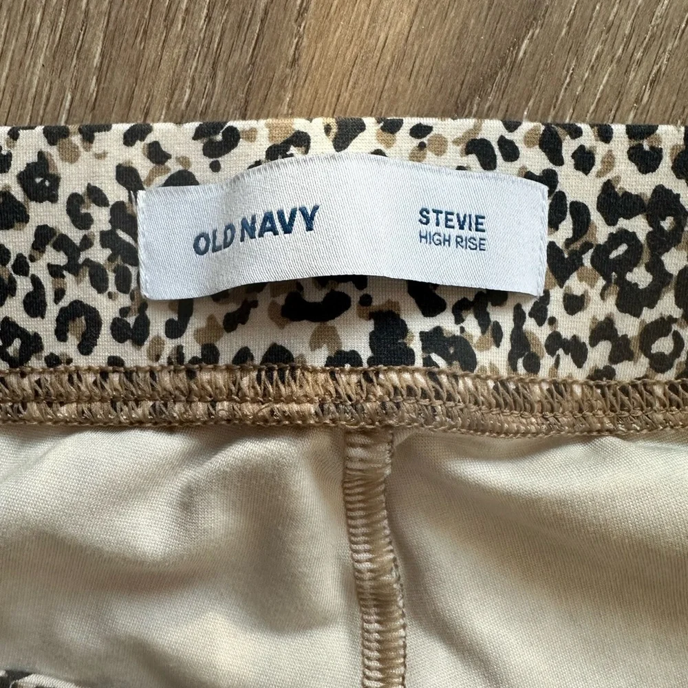 Old Navy Womens Sz XL Pants Animal Print Plus Stevie High Rise Rayon Blend - Picture 4 of 5